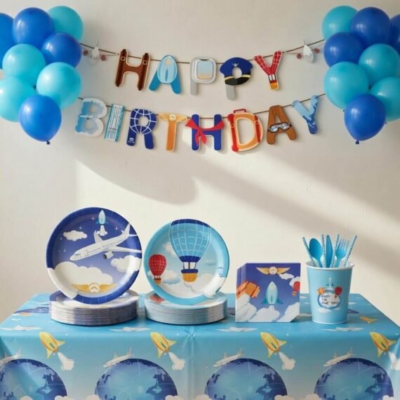 Airplane Birthday Party Tableware