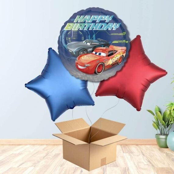 Lightning McQueen Balloon Bouquet
